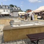 11.06.2020 Sandomierz. Fontanna na małym rynku / Grażyna Szlęzak-Wójcik / Radio Kielce