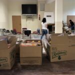 12.06.2020. Koprzywnica. Wydawanie żywności / Grażyna-Szlęzak-Wójcik / Radio Kielce