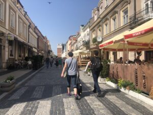 13.06.2020 Sandomierz. Turyści / Grażyna Szlęzak-Wójcik / Radio Kielce