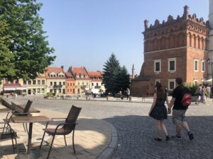 13.06.2020 Sandomierz. Turyści / Grażyna Szlęzak-Wójcik / Radio Kielce