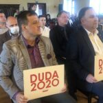 14.06.2020. Sandomierz. Akcja „Łączy nas Polska”. Na zdjęciu (z prawej): Marek Kwitek - poseł PiS / Grażyna-Szlęzak-Wójcik / Radio Kielce