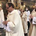 19.06.2020. Sandomierz. Bazylika katedralna. Święcenia kapłańskie. Krzysztof Nitkiewicz - biskup ordynariusz diecezji sandomierskiej / Grażyna-Szlęzak-Wójcik / Radio Kielce