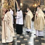 19.06.2020. Sandomierz. Bazylika katedralna. Święcenia kapłańskie. Krzysztof Nitkiewicz - biskup ordynariusz diecezji sandomierskiej / Grażyna-Szlęzak-Wójcik / Radio Kielce