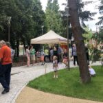 20.06.2020. Sandomierz. Otwarcie tężni / Grażyna Szlęzak-Wójcik / Radio Kielce