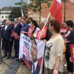 21.06.2020. Sandomierz. Akcja „Łączy nas Polska” / Grażyna Szlęzak-Wójcik / Radio Kielce