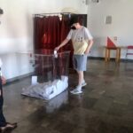 28.06.2020. Sandomierz. Wybory prezydenckie. Obwodowa komisja wyborcza nr 3 / Grażyna-Szlęzak-Wójcik / Radio Kielce