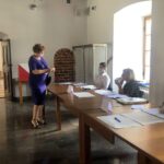 28.06.2020. Sandomierz. Wybory prezydenckie. Obwodowa komisja wyborcza nr 3 / Grażyna-Szlęzak-Wójcik / Radio Kielce