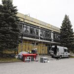 29.05.2020 Miedziana Góra. Modernizacja budynku Toru „Kielce” / Jarosław Kubalski / Radio Kielce