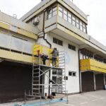 29.05.2020 Miedziana Góra. Modernizacja budynku Toru „Kielce” / Jarosław Kubalski / Radio Kielce