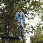 14.06.2020. Kielce. Kadzielnia. Zjazd na tyrolce / Jarosław Kubalski / Radio Kielce