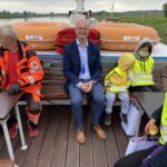 09.06.2020 Sandomierz. Wiceminister spraw zagranicznych Piotr Wawrzyk zainicjował w Sandomierzu akcję „Bezpieczne wakacje” / Grażyna Szlęzak-Wójcik / Radio Kielce