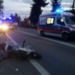 01.06.2020 Krajno Pierwsze. Zderzenie dwóch motocykli / Komenda Miejska Policji w Kielcach