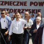 19.06.2020. Jędrzejów. Wizyta prezydenta RP Andrzeja Dudy / Jarosław Kubalski / Radio Kielce