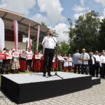 19.06.2020. Jędrzejów. Wizyta prezydenta RP Andrzeja Dudy / Jarosław Kubalski / Radio Kielce