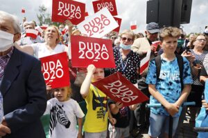 19.06.2020. Jędrzejów. Wizyta prezydenta RP Andrzeja Dudy / Jarosław Kubalski / Radio Kielce