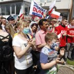 19.06.2020. Jędrzejów. Wizyta prezydenta RP Andrzeja Dudy / Jarosław Kubalski / Radio Kielce