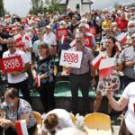 19.06.2020. Jędrzejów. Wizyta prezydenta RP Andrzeja Dudy / Jarosław Kubalski / Radio Kielce