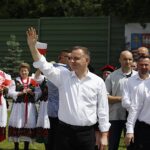 19.06.2020. Jędrzejów. Wizyta prezydenta RP Andrzeja Dudy / Jarosław Kubalski / Radio Kielce