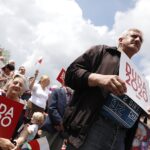 19.06.2020. Jędrzejów. Wizyta prezydenta RP Andrzeja Dudy / Jarosław Kubalski / Radio Kielce