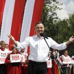 19.06.2020. Jędrzejów. Wizyta prezydenta RP Andrzeja Dudy / Jarosław Kubalski / Radio Kielce