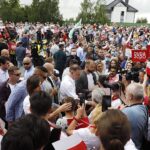 19.06.2020. Jędrzejów. Wizyta prezydenta RP Andrzeja Dudy / Jarosław Kubalski / Radio Kielce