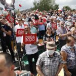 19.06.2020. Jędrzejów. Wizyta prezydenta RP Andrzeja Dudy / Jarosław Kubalski / Radio Kielce