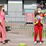 01.06.2020 Kielce. Wolontariusze Fundacji Dr Clown odwiedzili małych pacjentów przebywających w Świętokrzyskim Centrum Pediatrii / Jarosław Kubalski / Radio Kielce