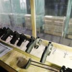 Wypadek na strzelnicy. Kobieta w szpitalu