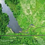 08.06.2020 Umianowice. Kolejka wąskotorowa. Tor. Starorzecze Nidy / Jarosław Kubalski / Radio Kielce