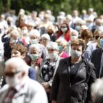 11.06.2020 Kielce. Boże Ciało. Msza i procesja wokół kościoła św. Wojciecha / Jarosław Kubalski / Radio Kielce