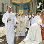 11.06.2020 Kielce. Boże Ciało. Msza i procesja wokół kościoła św. Wojciecha / Jarosław Kubalski / Radio Kielce