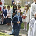 11.06.2020 Kielce. Boże Ciało. Msza i procesja wokół kościoła św. Wojciecha / Jarosław Kubalski / Radio Kielce