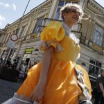 13.06.2020 Kielce. Kopciuszek - korowód Kieleckiego Teatru Tańca / Jarosław Kubalski / Radio Kielce