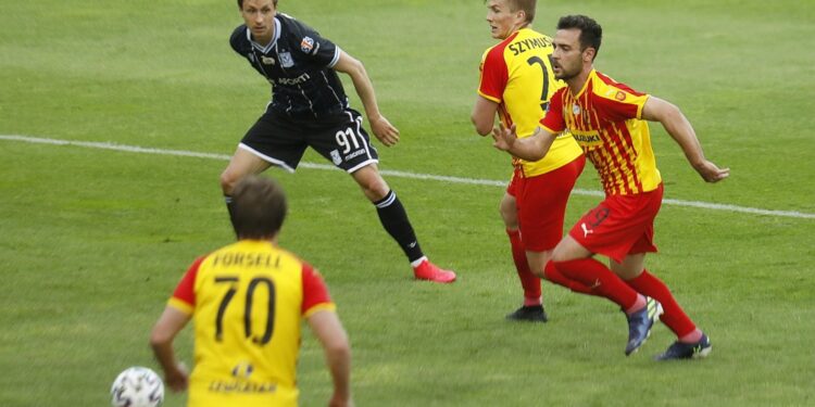 14.06.2020. Kielce. 30. kolejka PKO Ekstraklasy: Korona Kielce - Lech Poznań / Jarosław Kubalski / Radio Kielce