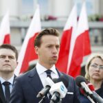 15.06.2020. Kielce. Kandydat na prezydenta RP Krzysztof Bosak spotkał się z wyborcami / Jarosław Kubalski / Radio Kielce