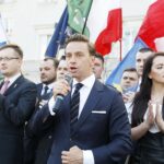 15.06.2020. Kielce. Kandydat na prezydenta RP Krzysztof Bosak spotkał się z wyborcami / Jarosław Kubalski / Radio Kielce