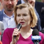 26.06.2020 Kielce. Konferencja prasowa Prawa i Sprawiedliwości podsumowująca kampanie wyborczą Andrzeja Dudy. Wiceminister sportu Anna Krupka / Jarosław Kubalski / Radio Kielce