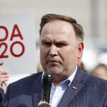 26.06.2020 Kielce. Konferencja prasowa Prawa i Sprawiedliwości podsumowująca kampanie wyborczą Andrzeja Dudy. Poseł Marek Kwitek / Jarosław Kubalski / Radio Kielce