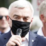 26.06.2020 Kielce. Konferencja prasowa Prawa i Sprawiedliwości podsumowująca kampanie wyborczą Andrzeja Dudy. Marszałek Andrzej Bętkowski / Jarosław Kubalski / Radio Kielce