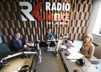 23.06.2020 Radio Kielce. Punkty Widzenia. Przewodniczący sejmiku województwa Andrzej Pruś, Magdalena Sitek - prowadząca audycję i  kierownik oddziału nadzoru przeciwepidemicznego w kieleckim sanepidzie Marzena Haponiuk / Jarosław Kubalski / Radio Kielce