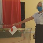 28.06.2020. Skalbmierz. Wybory prezydenckie. Komisja nr 3 / Marta Gajda / Radio Kielce