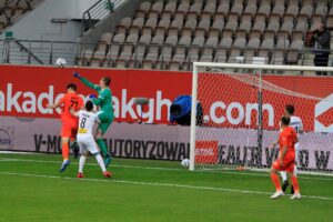 09.06.2020 Lubin. Mecz Zagłębie Lubin - Korona Kielce / Krzysztof Bujnowicz / Radio Kielce