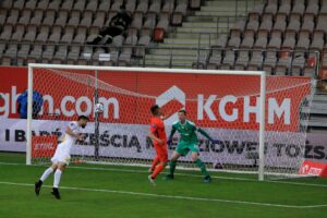 09.06.2020 Lubin. Mecz Zagłębie Lubin - Korona Kielce / Krzysztof Bujnowicz / Radio Kielce