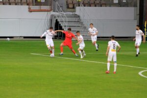 09.06.2020 Lubin. Mecz Zagłębie Lubin - Korona Kielce / Krzysztof Bujnowicz / Radio Kielce