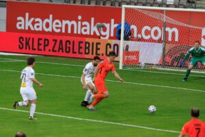 09.06.2020 Lubin. Mecz Zagłębie Lubin - Korona Kielce / Krzysztof Bujnowicz / Radio Kielce