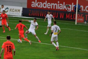 09.06.2020 Lubin. Mecz Zagłębie Lubin - Korona Kielce / Krzysztof Bujnowicz / Radio Kielce