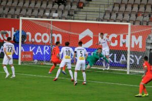 09.06.2020 Lubin. Mecz Zagłębie Lubin - Korona Kielce / Krzysztof Bujnowicz / Radio Kielce