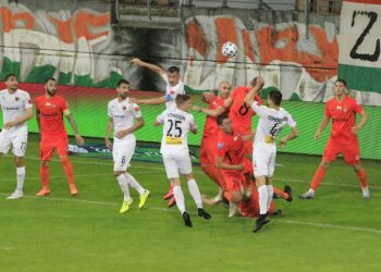 26.06.2020. Lubin. 33 kolejka PKO Ekstraklasy: Zagłębie Lubin - Korona Kielce / Krzysztof Bujnowicz / Radio Kielce