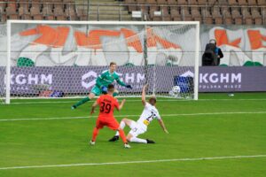 09.06.2020 Lubin. Mecz Zagłębie Lubin - Korona Kielce / Krzysztof Bujnowicz / Radio Kielce