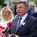 21.06.2020. Opatów. Akcja „Łączy nas Polska”. Na zdjęciu: Andrzej Kryj - poseł PiS / Emilia Sitarska / Radio Kielce